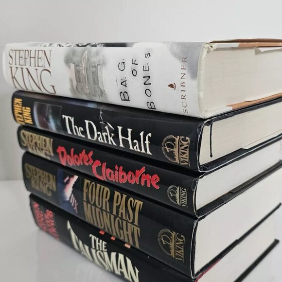 Stephen King Book Lot of 5 Hardcover Horror Suspense VTG Vintage - Picture 1 of 15